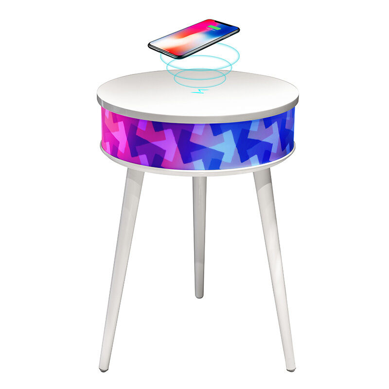 Touch Control Bluetooth-luidsprekertafel met LED-lampje voor draadloos opladen