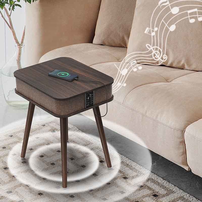 Wohnzimmer Bluetooth-Kaffee-Smart-Tisch mit Lautsprecher drahtloser Ladestation