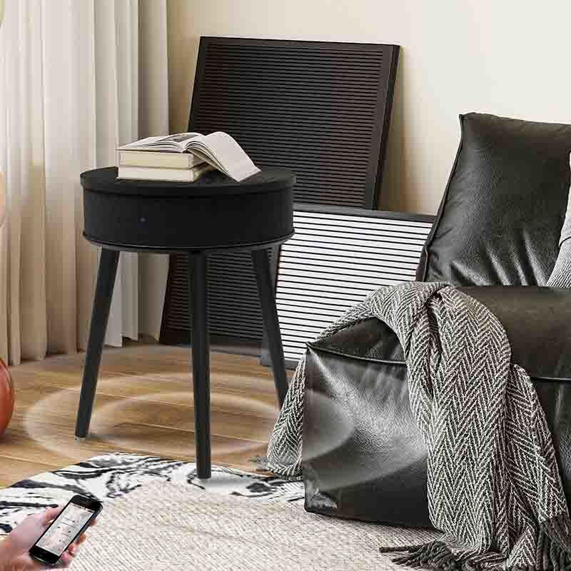 Woonkamer Draadloos opladen Slimme koffietafel Met Bluetooth-luidspreker USB-poorten LED-verlichting
