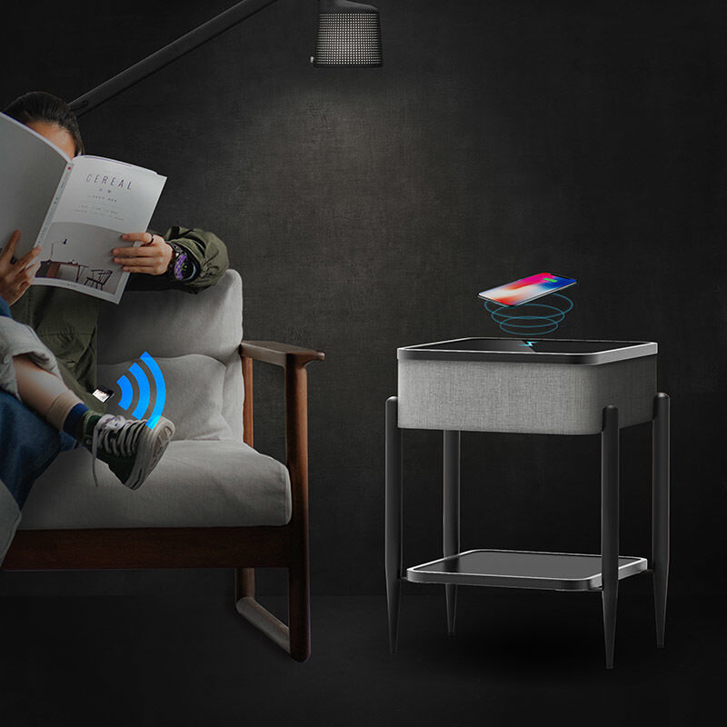 Bluetooth 5.1 drahtloses Laden Kaffee Smart Table mit Surround Sound HIFI Lautsprecher