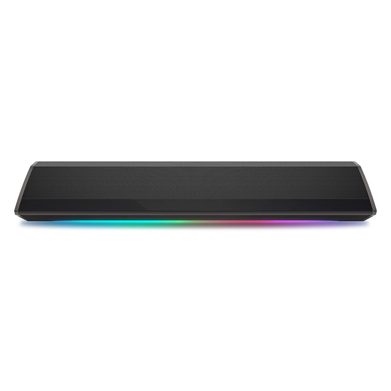 2.0-kanaals slanke pc-soundbar-luidspreker 10W thuisbioscoopluidspreker met RGB-licht