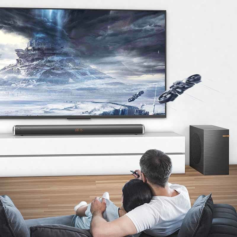 2.1 Kanaal draadloos Home Theater Soundbar USB 3D Surround TV ARC Soundbar Speaker