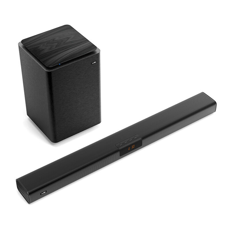 2.1 Kanal USB BT TV Heimkino Soundbar mit drahtlosem Subwoofer
