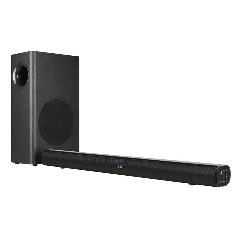 2.1CH โฮมทีเอเตอร์ บลูทูธ ซาวด์บาร์ พร้อมซับวูเฟอร์ ระบบเสียงทีวี USB / AUX