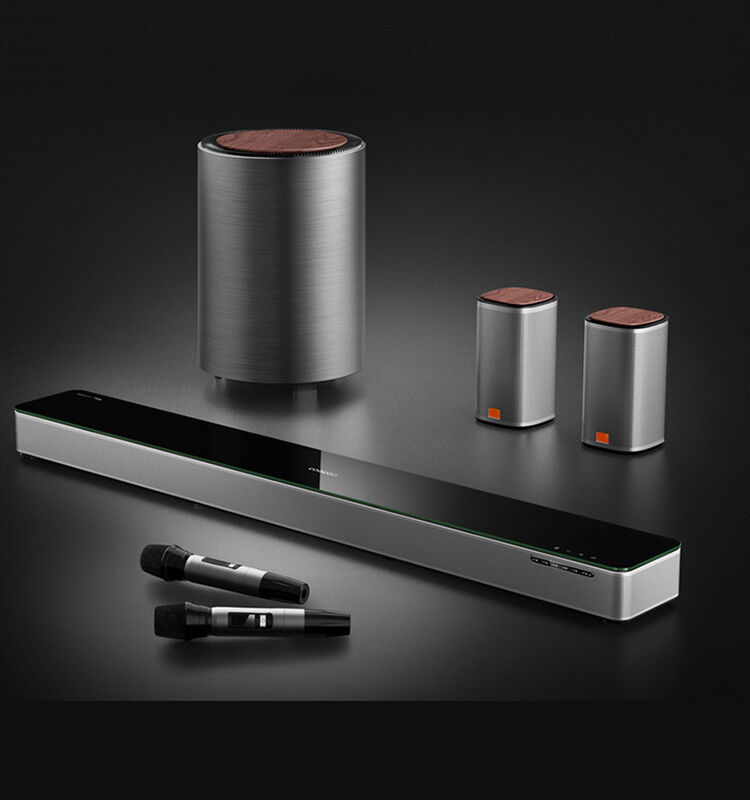Premium Home Theater Sound Bar DTS Virtual X Bluetooth AptX HD Multi Connection Wall Mount Soundbar