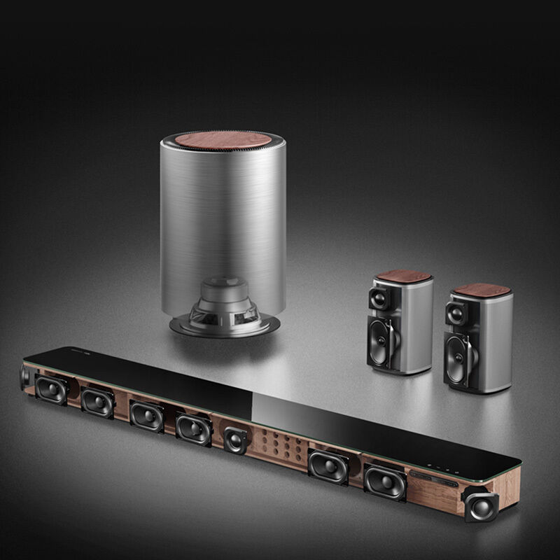 Dolby Atmos Soundbar 3D Surround Sound HDMI eARC 5.1 Channel Detachable Wireless Surround Speaker System