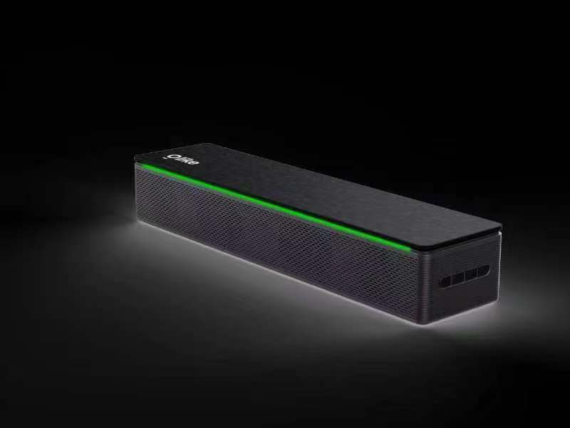 Gaming Surround Soundbar Green Light Effect 3D Stereo Sound Speaker For Computer Game Console