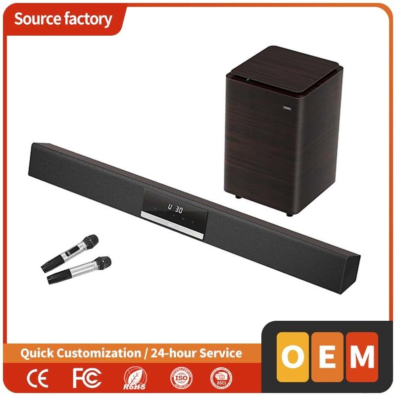DSP Audio 1000W wireless subwoofer Karaoke Soundbar Support HDMI ARC Optical Coaxial AUX USB