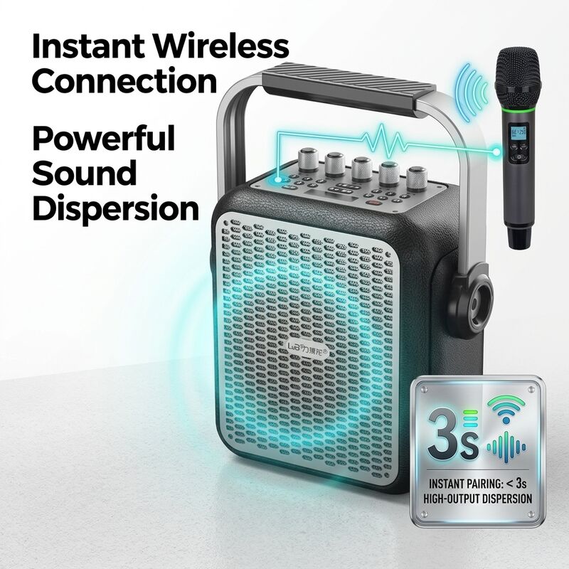 Wireless Portable Bluetooth Speaker AS300 25W DSP HiFi Outdoor Party Long Battery