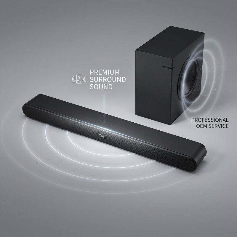 TV Soundbar Speaker AS510-2.1 100W 1000W OEM Home Theater Deep Bass Wireless Subwoofer