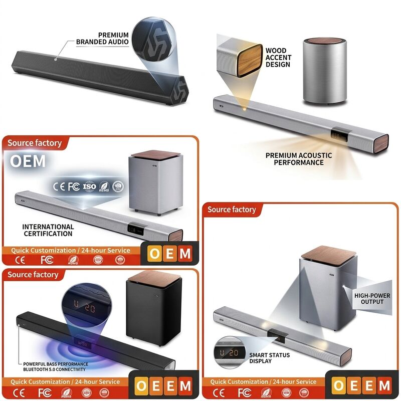 Bluetooth Soundbar Speaker AS120-2.0 ARC Big Power Super Bass TV Audio Wireless Streaming