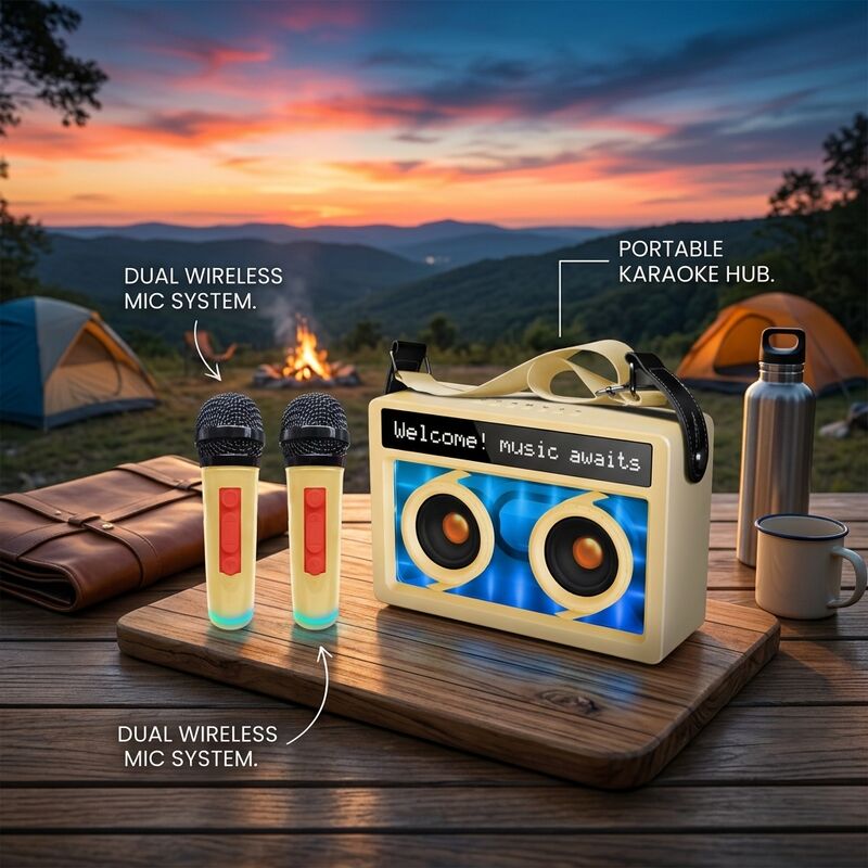 Wireless Portable Bluetooth Speaker BT448 5W Karaoke Rgb Party Outdoor Party Long Battery