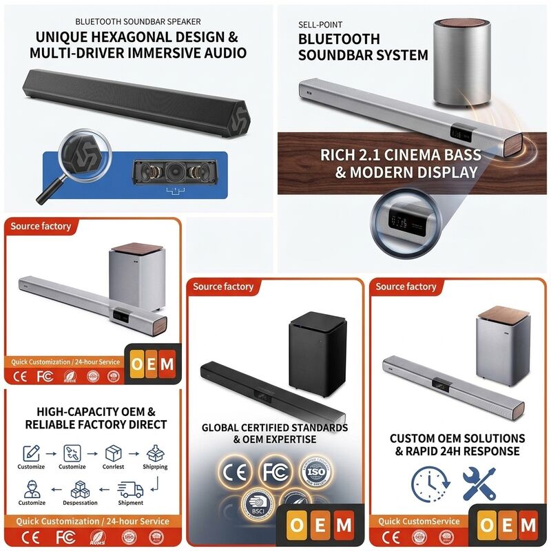 Bluetooth Soundbar Speaker AS-P1 10W 2.0 Channel Audio Super Bass TV Audio Wireless Streaming