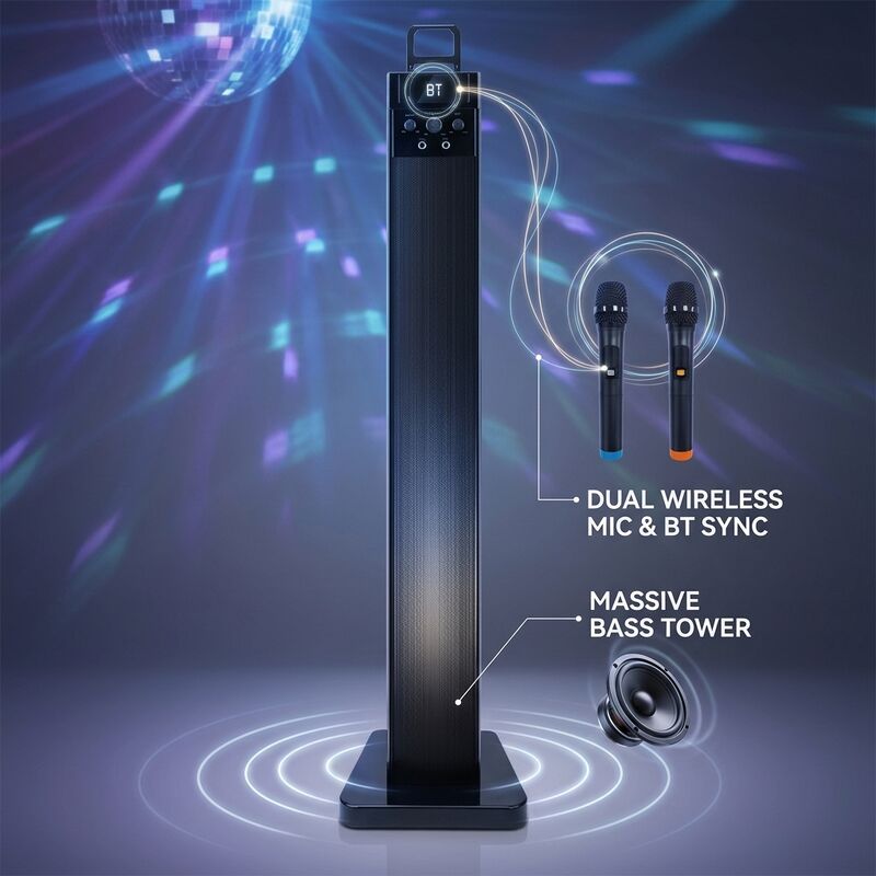 Home Karaoke Speaker AT620 80W RMS 10