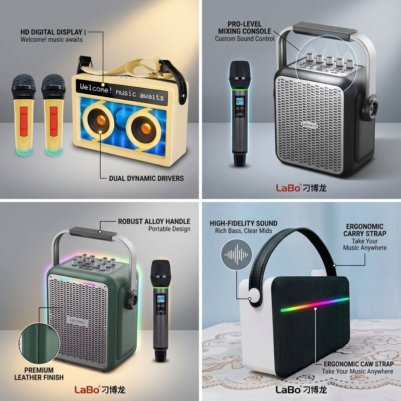 Wireless Portable Bluetooth Speaker C155 20W RGB Wall Mount Outdoor Party Long Battery