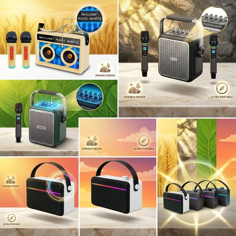 Wireless Portable Bluetooth Speaker C155 20W RGB Wall Mount Outdoor Party Long Battery