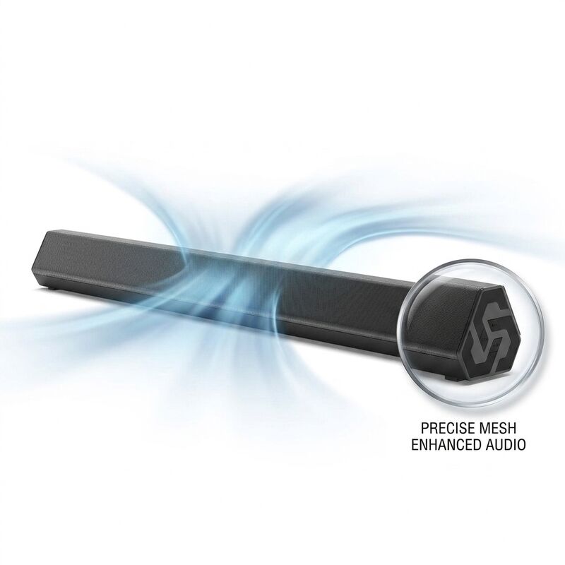 Bluetooth Soundbar Speaker AS460S-2.0 30W ARC Desktop HDMI Super Bass TV Audio Wireless Streaming
