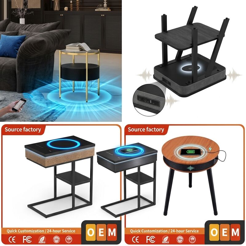 Smart Home Furniture C11 10W RMS BT5.4 Modern Wireless Charging Modern Living Room