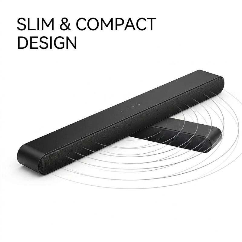 PC Soundbar Speaker AS-P1 10W Compact Mini Desktop Audio Monitor Speaker Video Calls