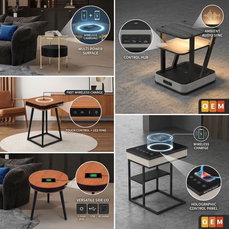 Smart Home Furniture AT600 65W RMS 5.1 Charging Wireless Charging Modern Living Room