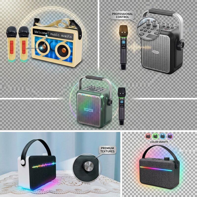 Wireless Portable Bluetooth Speaker AS300 25W Pebble Design Outdoor Party Long Battery