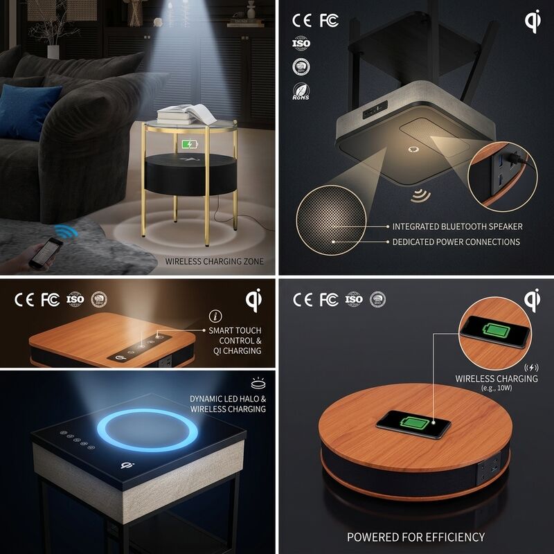 Smart Home Furniture AT600 65W RMS 5.1 Charging Wireless Charging Modern Living Room