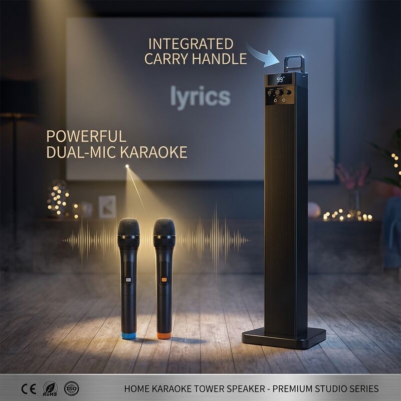 Home Karaoke Speaker AT620 150W RMS Tower ARC Karaoke Party Tower Design Powerful Bass