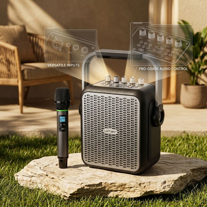 Wireless Portable Bluetooth Speaker AS300 25W Pebble Design Outdoor Party Long Battery
