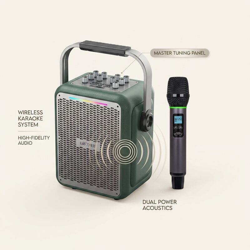 Wireless Portable Bluetooth Speaker AK3 30W Microphone Waterproof Outdoor Party Long Battery