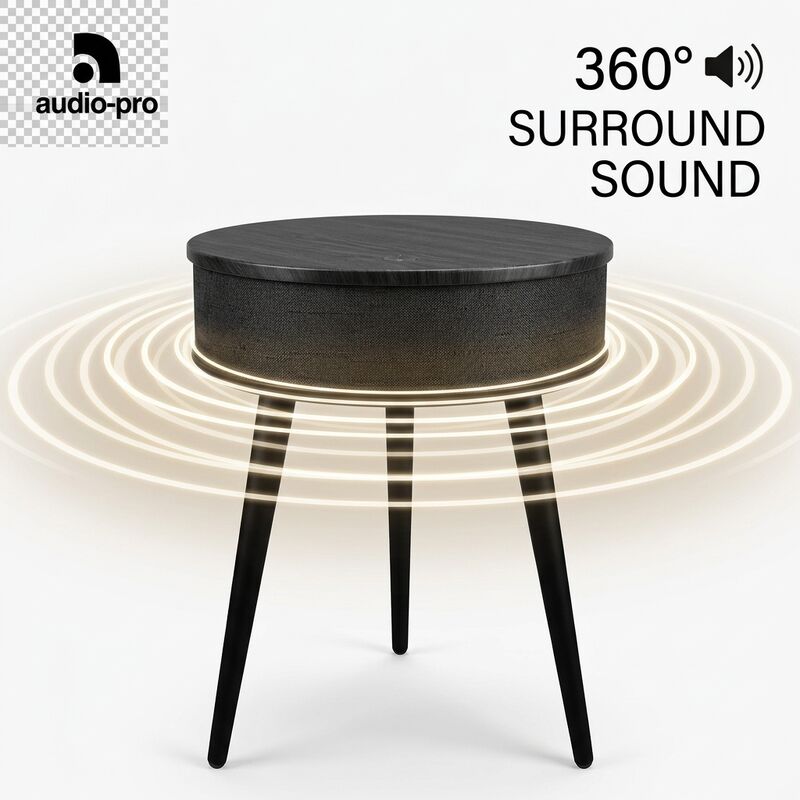 Smart Coffee Table AT600 20W 5.1 Charging Wireless Charging Modern Living Room Built-in Speaker