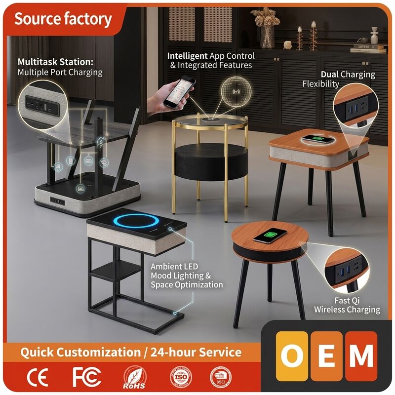 Smart Home Furniture C9 30W RMS Multifunction Cafe Living Wireless Charging Modern Living Room
