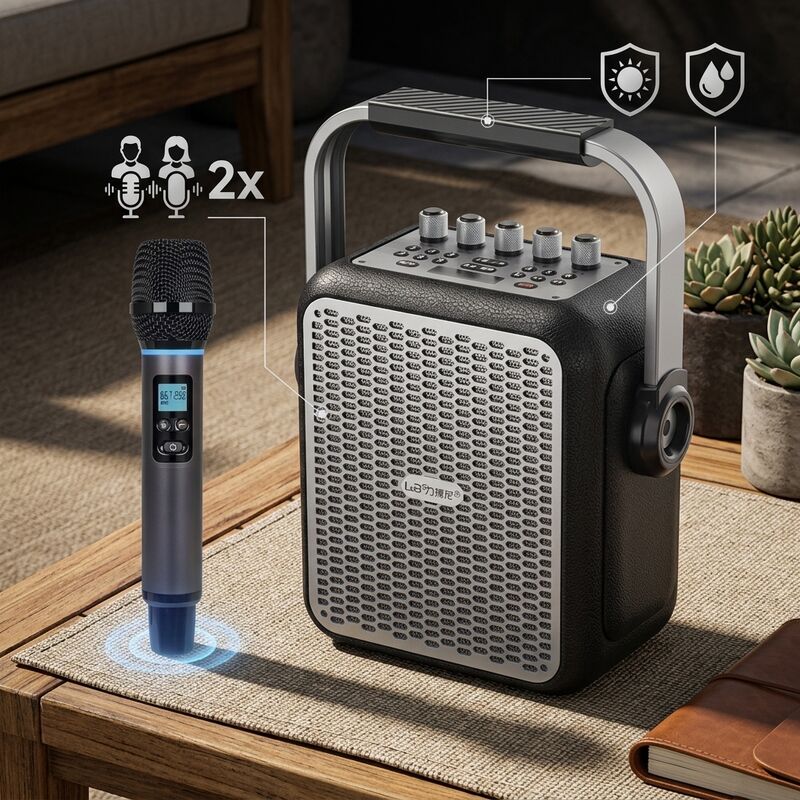 Wireless Portable Bluetooth Speaker AS300 25W Pebble Design Outdoor Party Long Battery