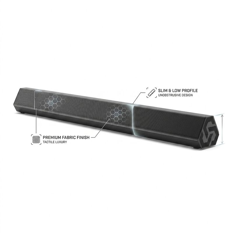 Bluetooth Soundbar Speaker AS460S-2.0 30W 5.0 Custom Outdoor Super Bass TV Audio