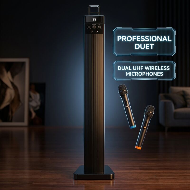 Home Karaoke Speaker AT620 150W RMS Tower ARC Karaoke Party Tower Design Powerful Bass