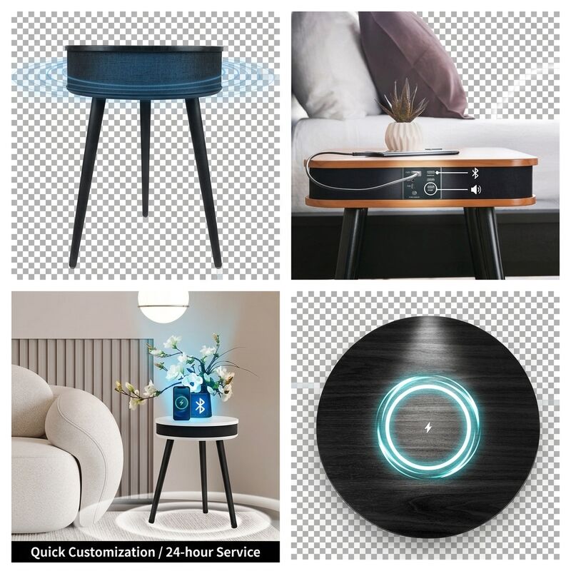 Smart Coffee Table AT600 20W 5.1 Charging Wireless Charging Modern Living Room Built-in Speaker